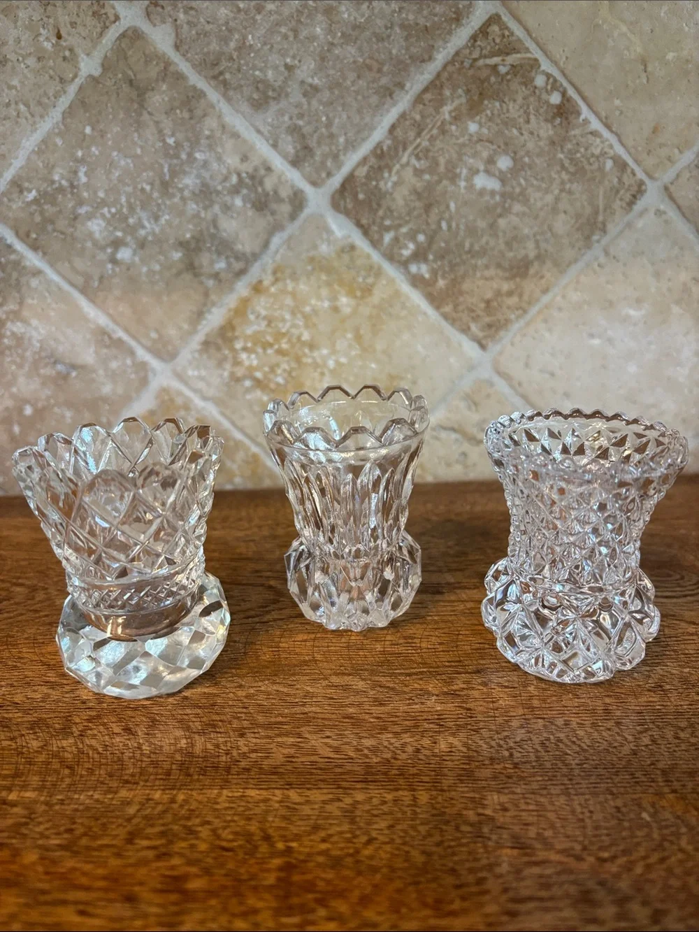 Vintage Bud Vases/Toothpick Holders Set of 3